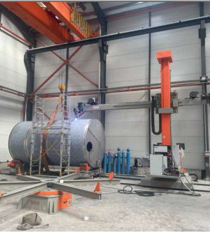 Column boom plasma